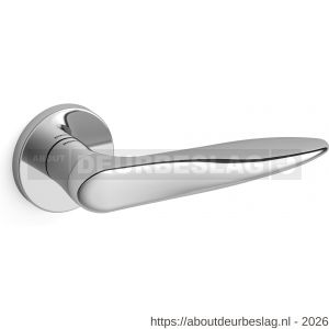 Mandelli1953 381R zoe deurkruk gatdeel op rozet 51x6 mm rechtswijzend chroom - R21011614 - afbeelding 1