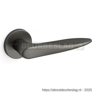 Mandelli1953 381 Zoe deurkruk gatdeel op rozet 51x6 mm rechtswijzend grafiet - R21011617 - afbeelding 1