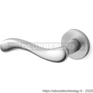 Mandelli1953 451L Ande deurkurk gatdeel op rozet 51x6 mm linkswijzend mat chroom - R21009911 - afbeelding 1