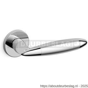 Mandelli1953 461 Totem deurkruk op rozet 51x6 mm chroom-mat chroom - R21009179 - afbeelding 1