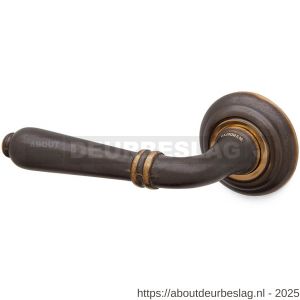 Mandelli1953 531L Sevilla deurkruk gatdeel op rozet 51x12 mm linkswijzend imperial brons - R21015133 - afbeelding 1