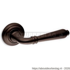 Mandelli1953 531R Sevilla deurkruk gatdeel op rozet 51x12 mm rechtswijzend antiek brons - R21015236 - afbeelding 1