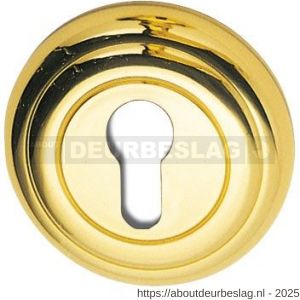 Mandelli1953 651/BY cilinderrozet 51x10 mm messing gepolijst - R21011303 - afbeelding 1
