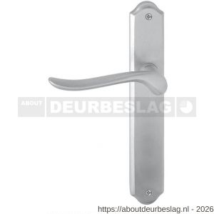Mandelli1953 690L PC55 Rondo deurkruk gatdeel op langschild 260x47 mm PC55 linkswijzend mat chroom - R21013581 - afbeelding 1