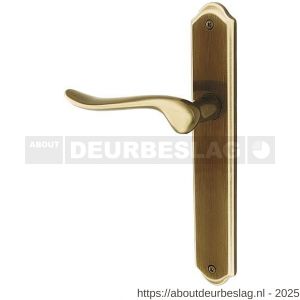 Mandelli1953 690L PC72 Rondo deurkruk gatdeel op langschild 260x47 mm PC72 linkswijzend brons - R21013557 - afbeelding 1