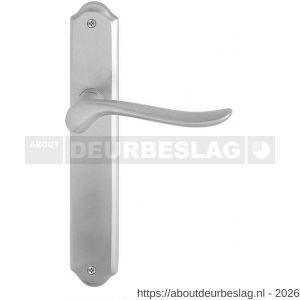 Mandelli1953 690R BB56 Rondo deurkruk gatdeel op langschild 260x47 mm BB56 rechtswijzend mat chroom - R21013586 - afbeelding 1