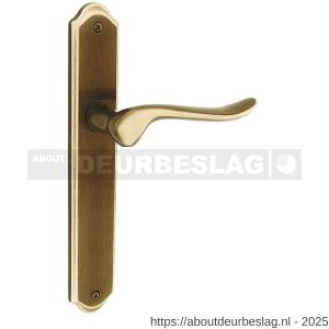 Mandelli1953 690R BB72 Rondo deurkruk gatdeel op langschild 260x47 mm BB72 rechtswijzend brons - R21013562 - afbeelding 1