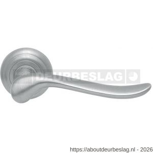 Mandelli1953 691L Rondo deurkruk gatdeel op rozet 51x12 mm linkswijzend mat chroom - R21013653 - afbeelding 1