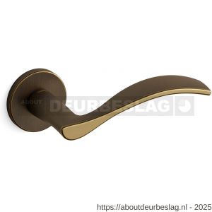 Mandelli1953 711 Zen deurkruk op rozet 51x6 mm mat brons - R21009183 - afbeelding 1