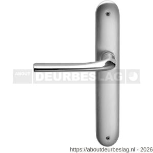 Mandelli1953 720L PC72 Filo deurkruk gatdeel op langschild 238x40 mm PC72 mat linkswijzend chroom-chroom - R21016005 - afbeelding 1
