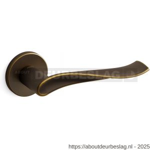 Mandelli1953 731 Spin deurkruk op rozet 51x6 mm mat brons - R21009193 - afbeelding 1