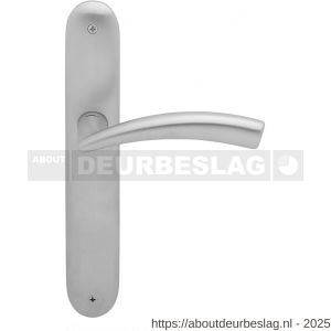 Mandelli1953 770 WC55/8 Nadir deurkruk op langschild 238x40 mm WC55/8 mat chroom - R21014094 - afbeelding 1