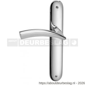 Mandelli1953 770L PC92 Nadir deurkruk gatdeel op langschild 238x40 mm PC92 linkswijzend chroom - R21015952 - afbeelding 1