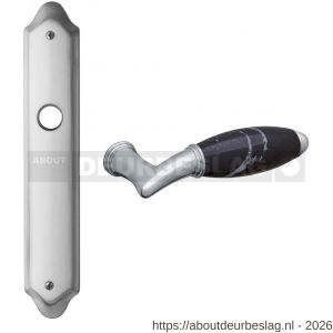 Mandelli1953 8000R PC92 Paros deurkruk gatdeel op langschild PC92 rechtswijzend chroom - R21019592 - afbeelding 1
