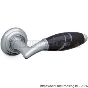 Mandelli1953 8001R Paros deurkruk gatdeel op rozet 51x12 mm rechtswijzend chroom - R21015282 - afbeelding 1