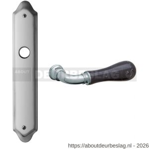 Mandelli1953 8010R BB72 Naxos deurkruk gatdeel op langschild BB72 rechtswijzend chroom - R21019738 - afbeelding 1