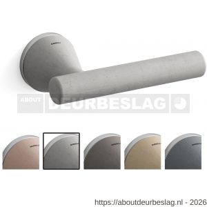 Mandelli1953 8021 Juno deurkruk op rozet 51x6 mm asgrijs-mat chroom - R21019797 - afbeelding 1