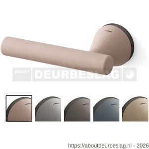 Mandelli1953 8021L Juno deurkruk gatdeel op rozet 51x6 mm linkswijzend blos-grafiet - R21019816 - afbeelding 1