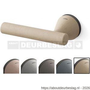 Mandelli1953 8021L Juno deurkruk gatdeel op rozet 51x6 mm linkswijzend zand-grafiet - R21019825 - afbeelding 1