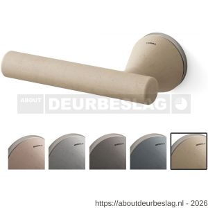 Mandelli1953 8021L Juno deurkruk gatdeel op rozet 51x6 mm linkswijzend zand-mat nikkel - R21019855 - afbeelding 1