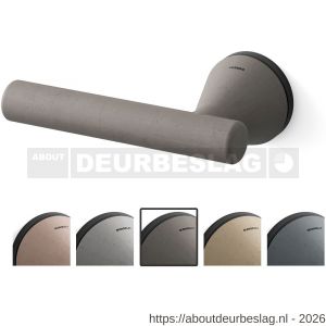 Mandelli1953 8021L Juno deurkruk gatdeel op rozet 51x6 mm linkswijzend duifgrijs-mat zwart - R21019864 - afbeelding 1