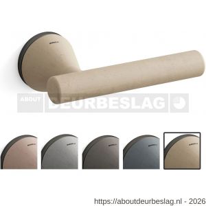 Mandelli1953 8021R Juno deurkruk gatdeel op rozet 51x6 mm rechtswijzend zand-grafiet - R21019826 - afbeelding 1