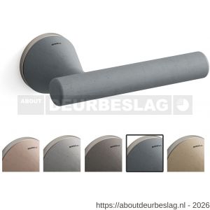 Mandelli1953 8021R Juno deurkruk gatdeel op rozet 51x6 mm rechtswijzend grafiet-mat nikkel - R21019853 - afbeelding 1