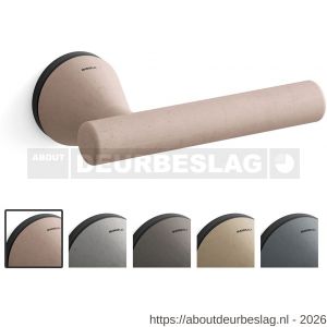 Mandelli1953 8021R Juno deurkruk gatdeel op rozet 51x6 mm rechtswijzend blos-mat zwart - R21019862 - afbeelding 1