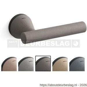 Mandelli1953 8021R Juno deurkruk gatdeel op rozet 51x6 mm rechtswijzend duifgrijs-mat zwart - R21019865 - afbeelding 1