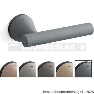 Mandelli1953 8021R Juno deurkruk gatdeel op rozet 51x6 mm rechtswijzend grafiet-mat zwart - R21019868 - afbeelding 1