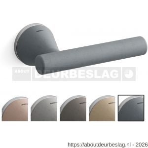 Mandelli1953 8021R Juno deurkruk gatdeel op rozet 51x6 mm rechtswijzend grafiet-mat chroom - R21019808 - afbeelding 1