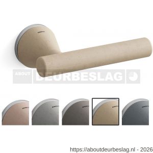 Mandelli1953 8021R Juno deurkruk gatdeel op rozet 51x6 mm rechtswijzend zand-mat chroom - R21019811 - afbeelding 1