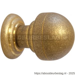 Mandelli1953 0854 deurknop 50 mm op rozet draaibaar messing getrommeld - R21016549 - afbeelding 1