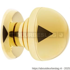 Mandelli1953 0854 deurknop 50 mm op rozet draaibaar messing ongelakt - R21016550 - afbeelding 1