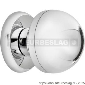 Mandelli1953 0854 voordeurknop 70 mm op rozet 70x10 mm vast chroom - R21013674 - afbeelding 1