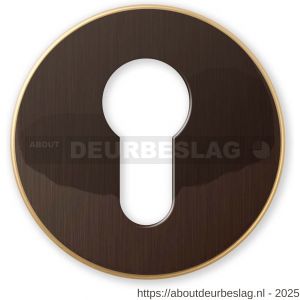 Mandelli1953 911/BY cilinderrozet rond 51x6 mm brons - R21011307 - afbeelding 1
