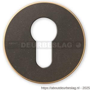 Mandelli1953 911/BY cilinderrozet rond 51x6 mm imperial brons - R21011311 - afbeelding 1