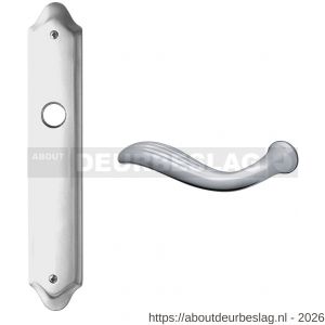 Mandelli1953 980L PC72 Plisse deurkruk gatdeel op langschild 260x47 mm PC72 linkswijzend chroom - R21015964 - afbeelding 1