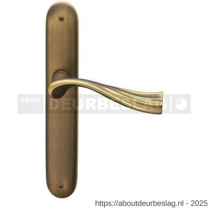 Mandelli1953 990R PC55 River deurkruk gatdeel op langschild 238x40 mm PC55 rechtswijzend mat brons - R21013721 - afbeelding 1