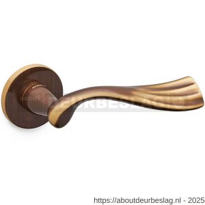 Mandelli1953 991 River deurkruk op rozet 51x6 mm brons - R21014436 - afbeelding 1