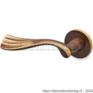 Mandelli1953 991L River deurkruk gatdeel op rozet 51x6 mm linkswijzend brons - R21015221 - afbeelding 1