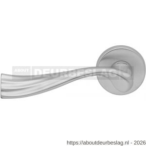 Mandelli1953 991L River deurkurk gatdeel op rozet 51x6 mm linkswijzend mat chroom - R21015257 - afbeelding 1