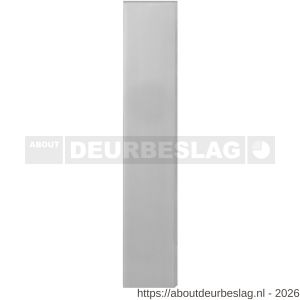GPF Bouwbeslag RVS GPF1200.25 PC55 langschild rechthoekig 218x40x8.5 mm zonder krukgat PC55 RVS geborsteld - R21004388 - afbeelding 1