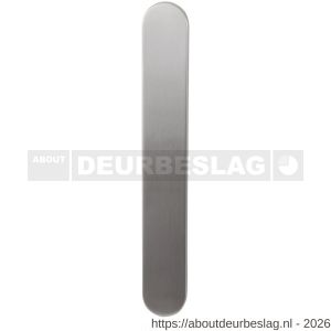 GPF Bouwbeslag RVS GPF1200.70 PC72 langschild XL afgerond 282x40x8,5 mm zonder krukgat PC72 RVS geborsteld - R21007495 - afbeelding 1