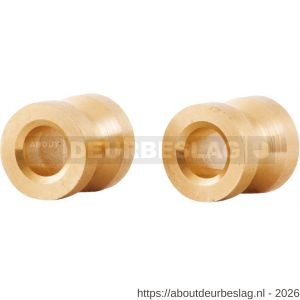 GPF Bouwbeslag RVS GPF9959BB 20-22-25-30-32-38 mm bevestigingsset voor blind montage op de deur set 2 stuks - R21000242 - afbeelding 1