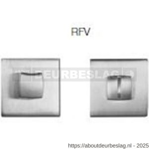 Mandelli1953 1291/115RFV toiletgarnituur vierkant 50x6 mm chroom - R21011707 - afbeelding 1