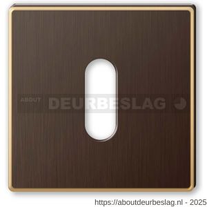 Mandelli1953 1351/B sleutelrozet 51x10 mm mat brons - R21011741 - afbeelding 1