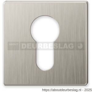 Mandelli1953 1351/BY cilinderrozet rond 51x10 mm mat nikkel - R21011292 - afbeelding 1