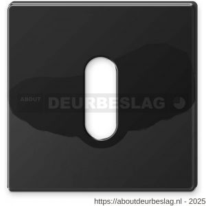Mandelli1953 1351/B sleutelrozet rond 51x10 mm glanzend zwart - R21011759 - afbeelding 1