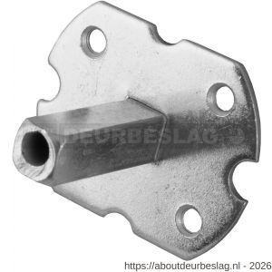 GPF Bouwbeslag AG0010 knopvastzetter excentrisch vierkante plaat - R21006210 - afbeelding 1